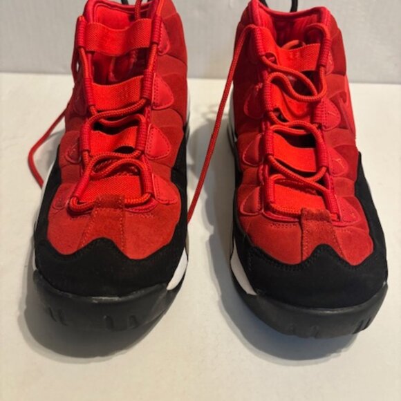 NIKE air max uptempo 95 size 10 red black Retro - Picture 5 of 7